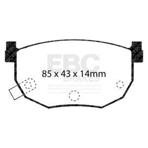 Pastiglie Sportive Stradali EBC Yellowstuff - EBC-DP4528R