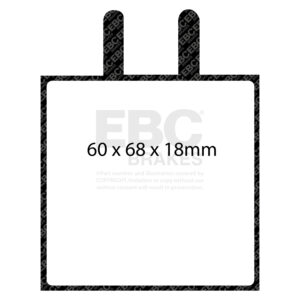 Pastiglie Sportive Stradali EBC Yellowstuff - EBC-DP4543R