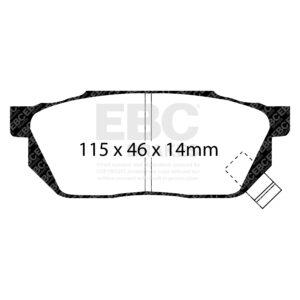 Pastiglie Sportive Stradali EBC Yellowstuff - EBC-DP4570R