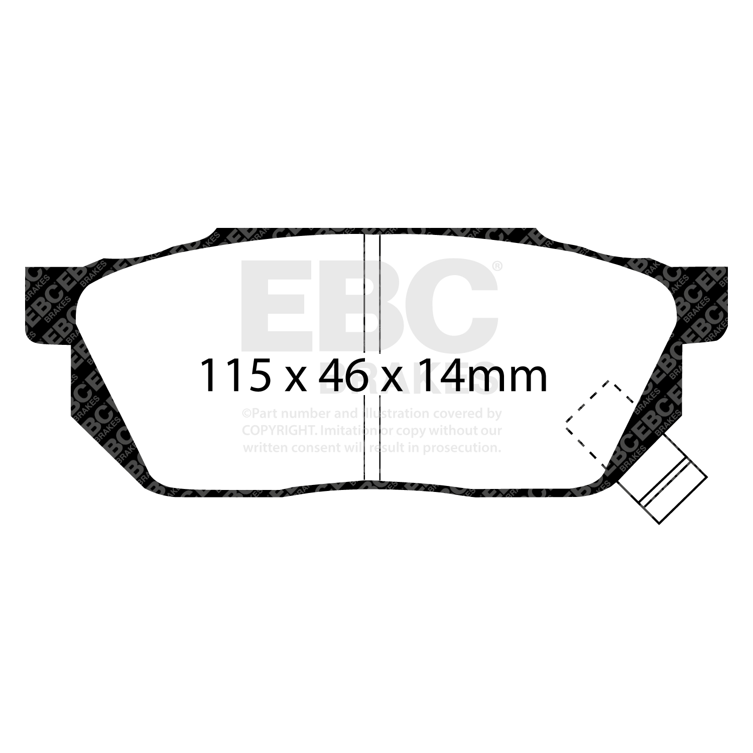 Pastiglie Sportive Stradali EBC Yellowstuff - EBC-DP4570R