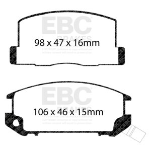 Pastiglie Sportive Stradali EBC Yellowstuff - EBC-DP4602R