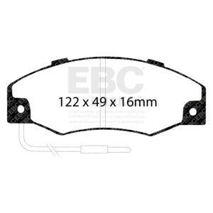 Pastiglie Sportive Stradali EBC Yellowstuff - EBC-DP4604R