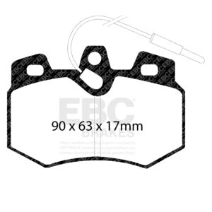 Pastiglie Sportive Stradali EBC Yellowstuff - EBC-DP4626R
