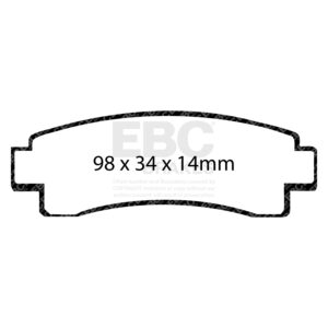 Pastiglie Sportive Stradali EBC Yellowstuff - EBC-DP4682R