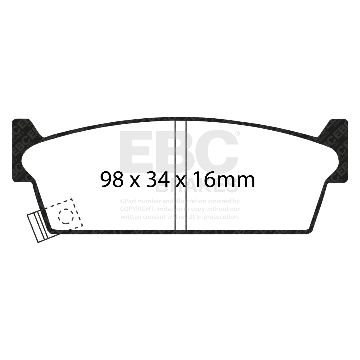 Pastiglie Sportive Stradali EBC Yellowstuff - EBC-DP4686/2R