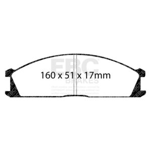 Pastiglie Sportive Stradali EBC Yellowstuff - EBC-DP4691R