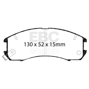 Pastiglie Sportive Stradali EBC Yellowstuff - EBC-DP4705R