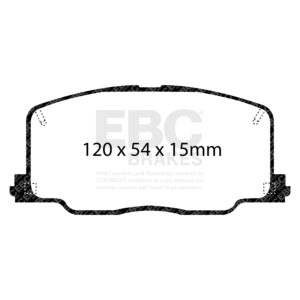 Pastiglie Sportive Stradali EBC Yellowstuff - EBC-DP4725R