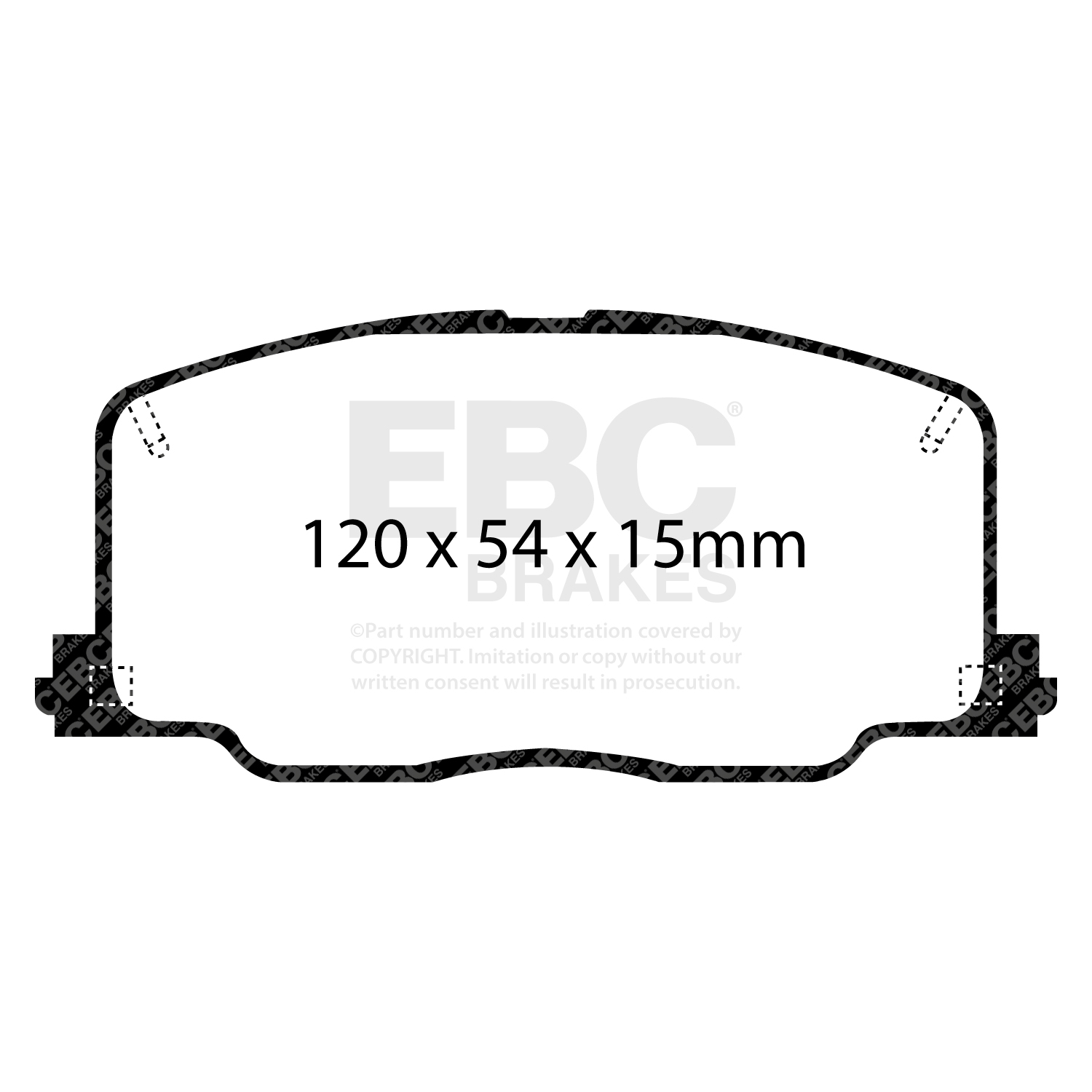 Pastiglie Sportive Stradali EBC Yellowstuff - EBC-DP4725R