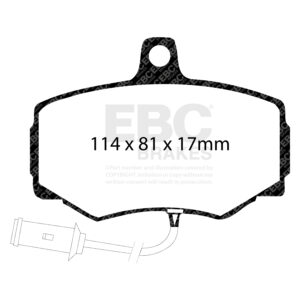 Pastiglie Sportive Stradali EBC Yellowstuff - EBC-DP4756R