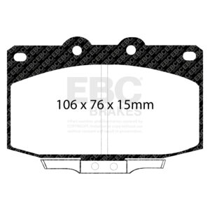 Pastiglie Sportive Stradali EBC Yellowstuff - EBC-DP4763R