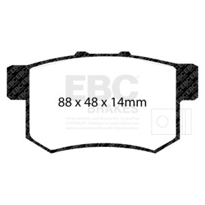 Pastiglie Sportive Stradali EBC Yellowstuff - EBC-DP4781/2R