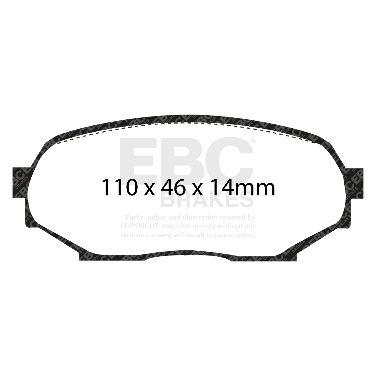 Pastiglie Sportive Stradali EBC Yellowstuff - EBC-DP4802R