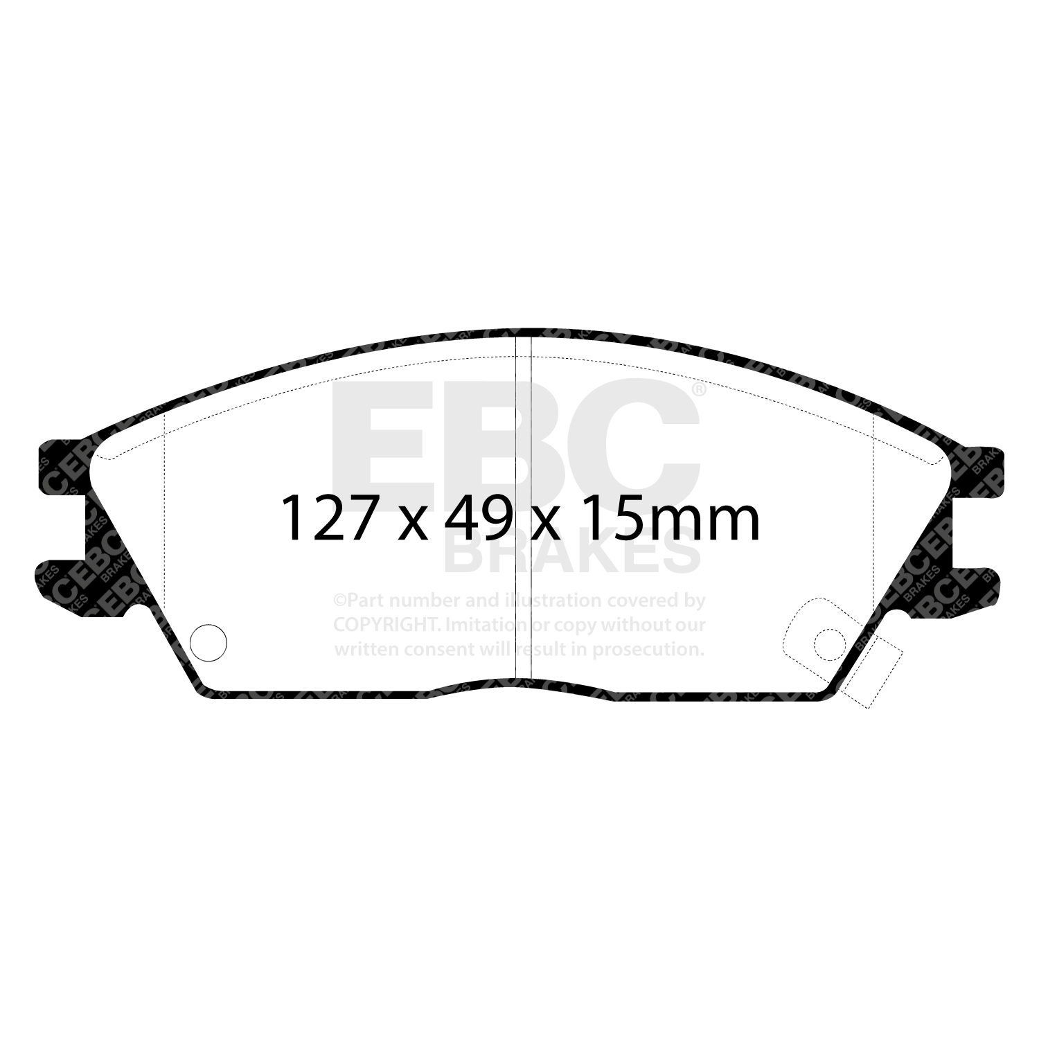 Pastiglie Sportive Stradali EBC Yellowstuff - EBC-DP4803R