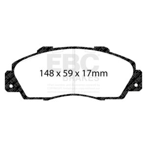 Pastiglie Sportive Stradali EBC Yellowstuff - EBC-DP4872R
