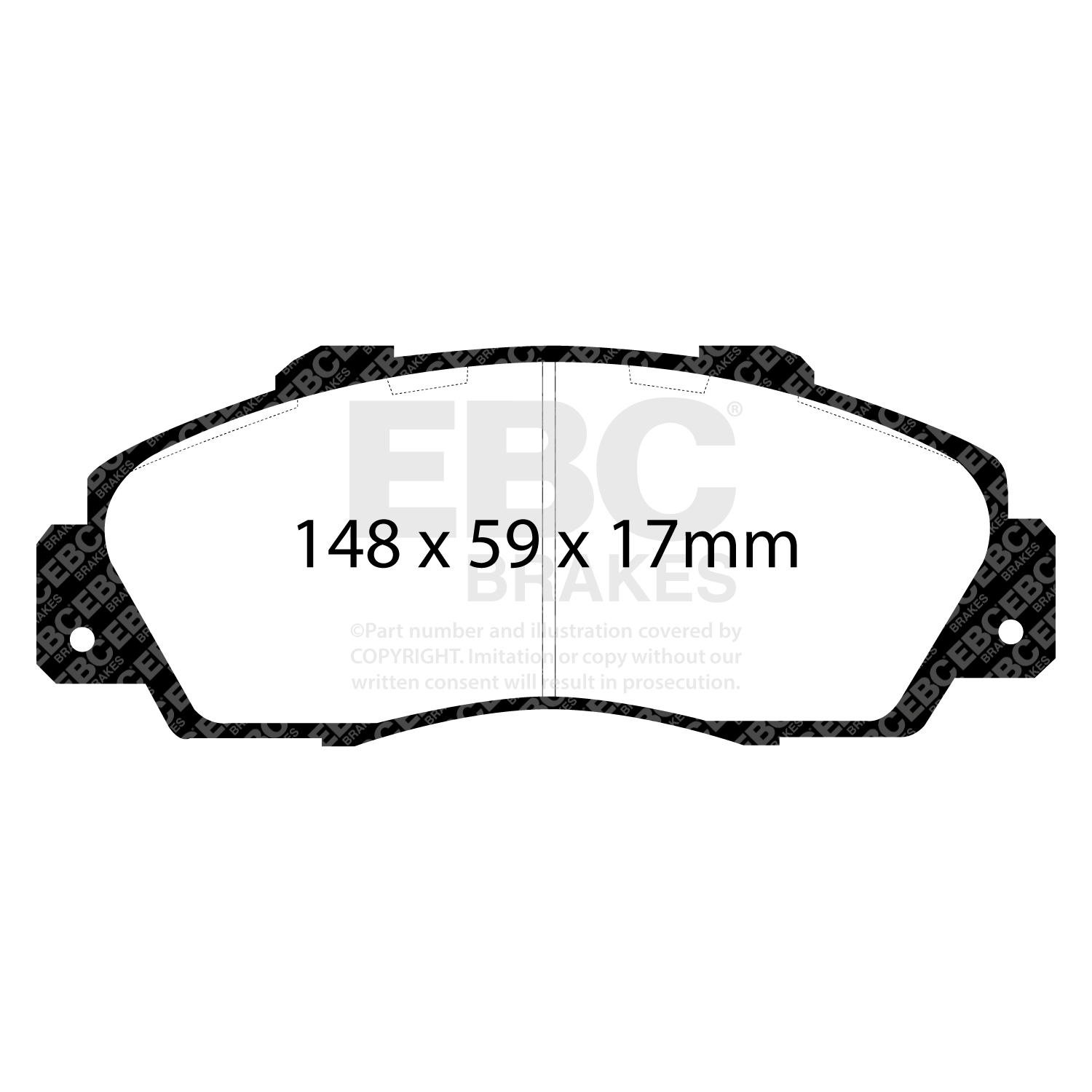 Pastiglie Sportive Stradali EBC Yellowstuff - EBC-DP4872R