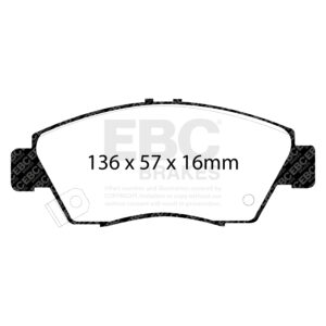 Pastiglie Sportive Stradali EBC Yellowstuff - EBC-DP4891R