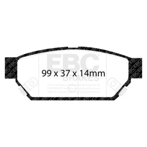 Pastiglie Sportive Stradali EBC Yellowstuff - EBC-DP4986R
