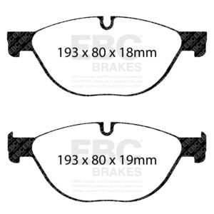 Pastiglie Sportive Stradali EBC Yellowstuff - EBC-DP42019R