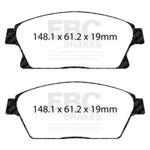 Pastiglie Sportive Stradali EBC Yellowstuff - EBC-DP42067R