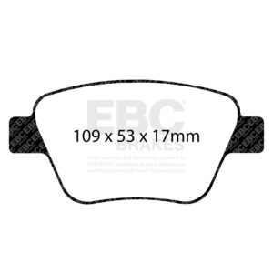 Pastiglie Sportive Stradali EBC Yellowstuff - EBC-DP42075R