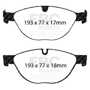 Pastiglie Sportive Stradali EBC Yellowstuff - EBC-DP42076R
