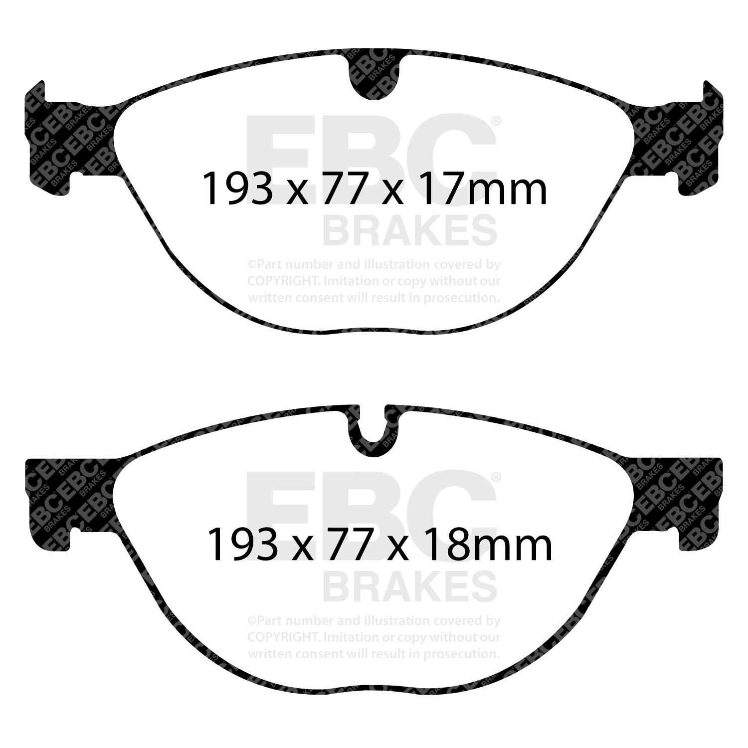 Pastiglie Sportive Stradali EBC Yellowstuff - EBC-DP42076R