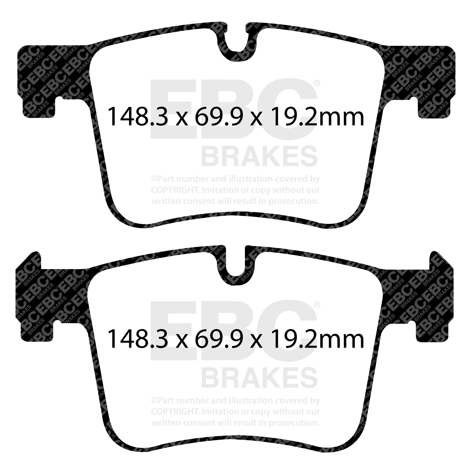 Pastiglie Sportive Stradali EBC Yellowstuff - EBC-DP42105R