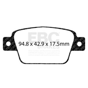 Pastiglie Sportive Stradali EBC Yellowstuff - EBC-DP42107R