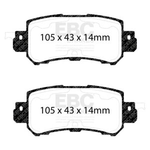 Pastiglie Sportive Stradali EBC Yellowstuff - EBC-DP42135R