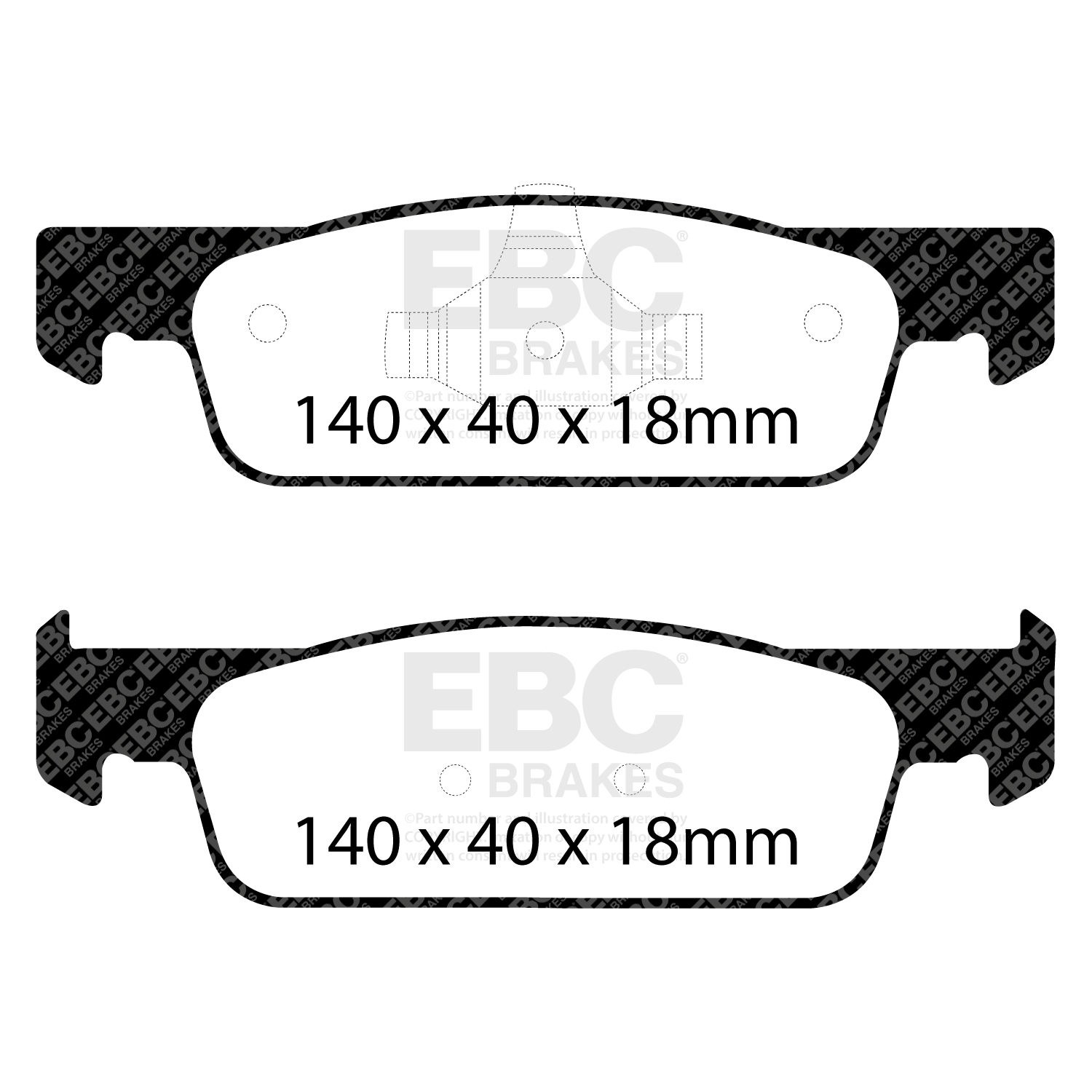Pastiglie Sportive Stradali EBC Yellowstuff - EBC-DP42146R
