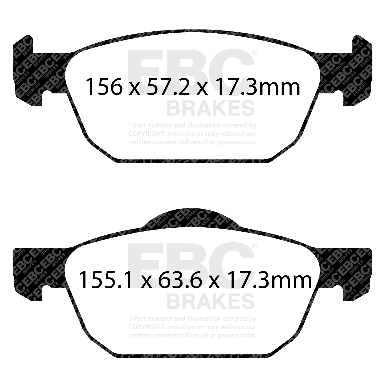Pastiglie Sportive Stradali EBC Yellowstuff - EBC-DP42154R