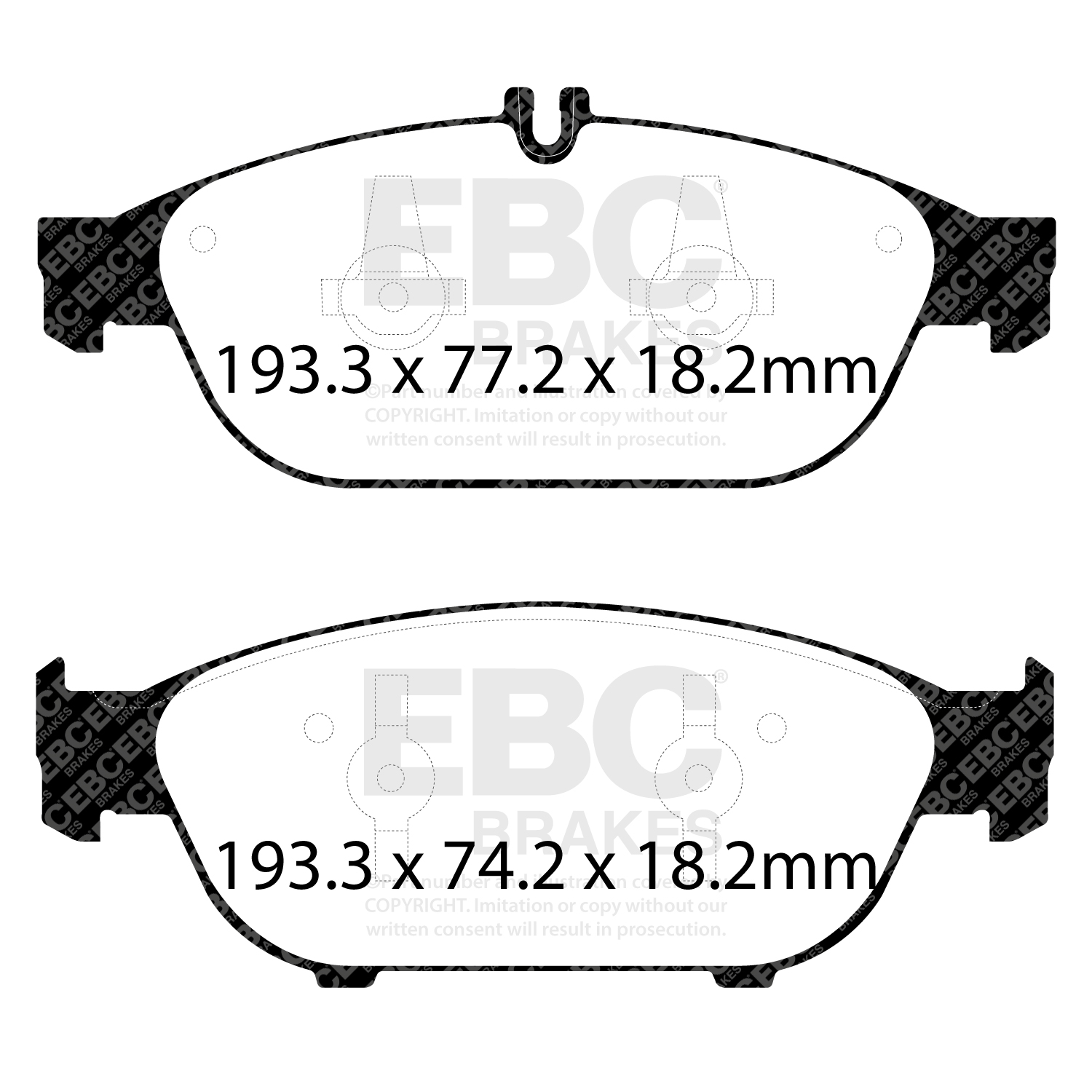 Pastiglie Sportive Stradali EBC Yellowstuff - EBC-DP42169R