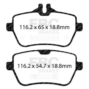 Pastiglie Sportive Stradali EBC Yellowstuff - EBC-DP42180R