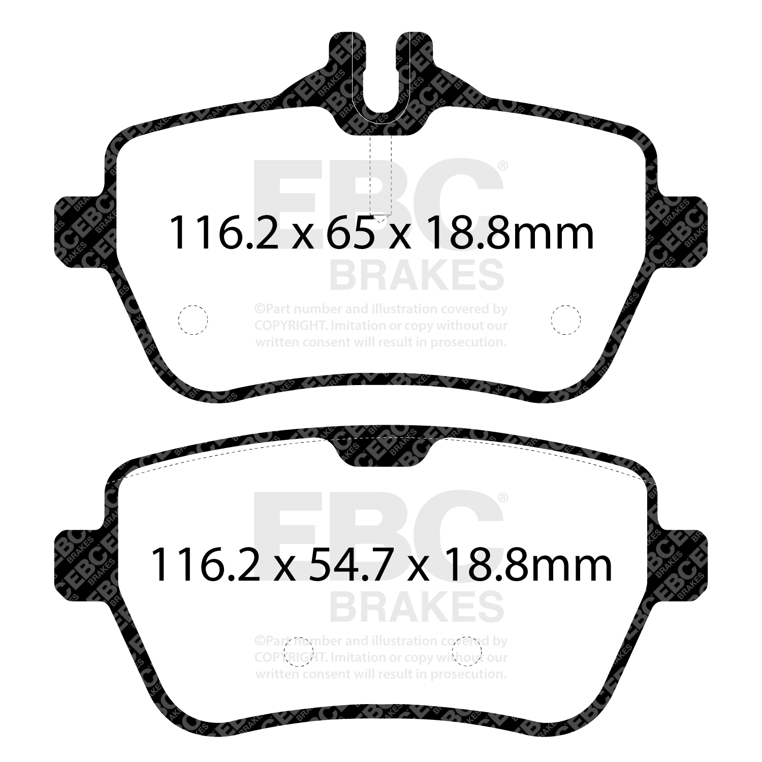 Pastiglie Sportive Stradali EBC Yellowstuff - EBC-DP42180R