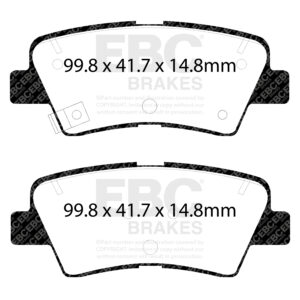 Pastiglie Sportive Stradali EBC Yellowstuff - EBC-DP42188R