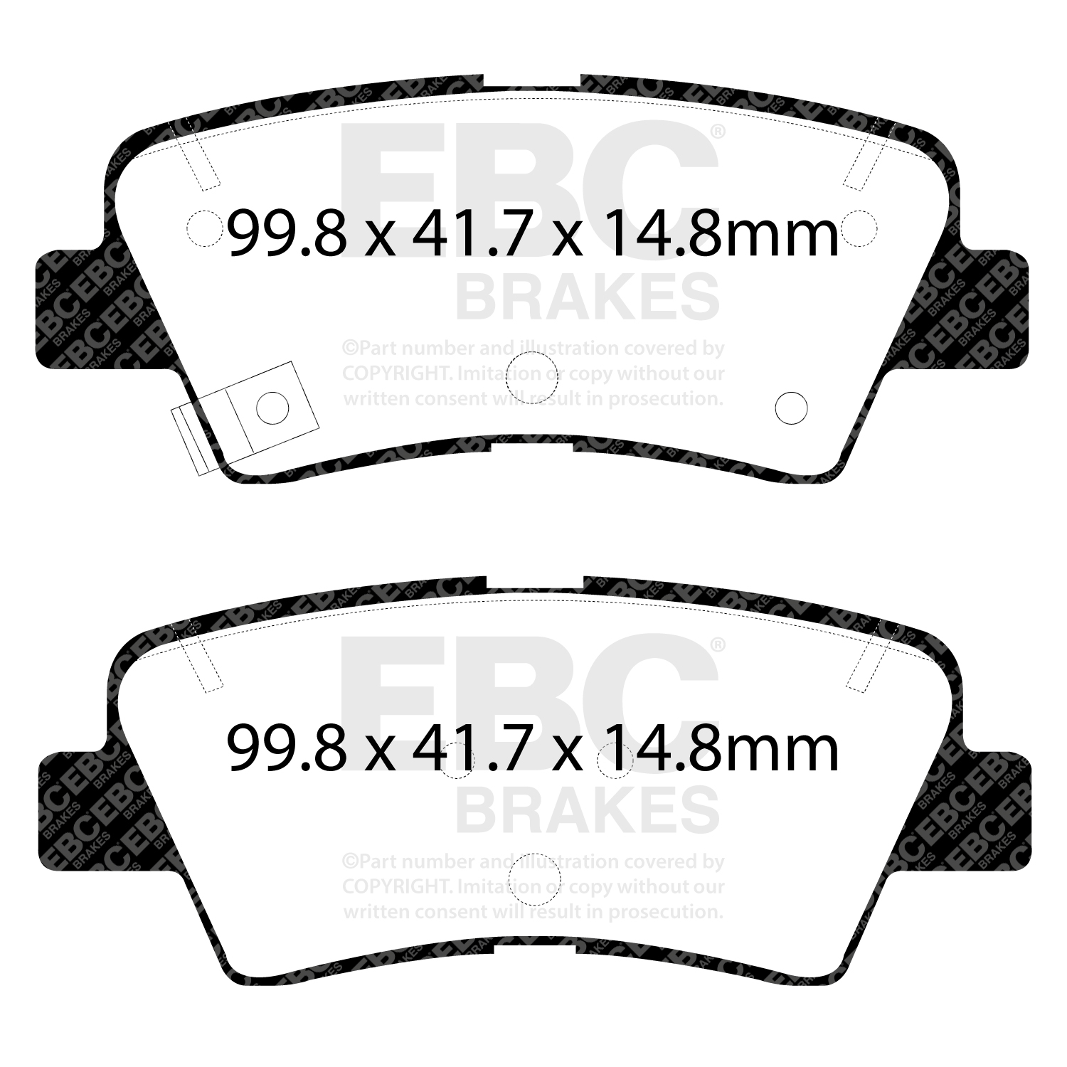 Pastiglie Sportive Stradali EBC Yellowstuff - EBC-DP42188R