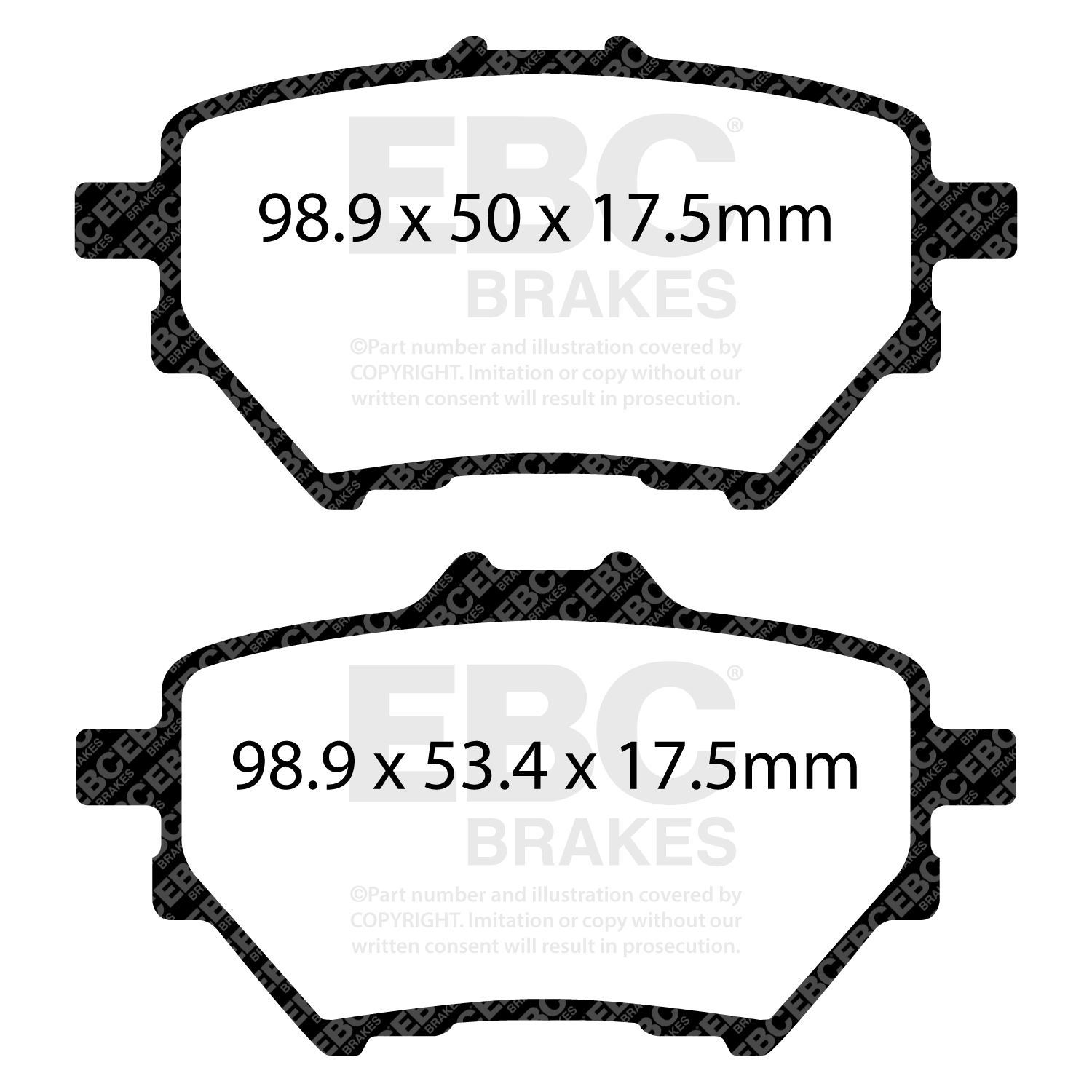 Pastiglie Sportive Stradali EBC Yellowstuff - EBC-DP42196R