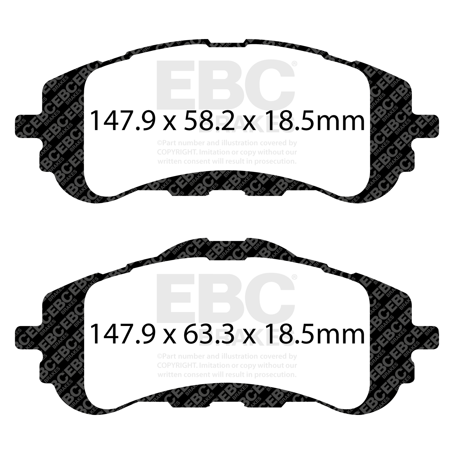 Pastiglie Sportive Stradali EBC Yellowstuff - EBC-DP42200R