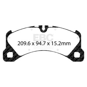 Pastiglie Sportive Stradali EBC Yellowstuff - EBC-DP42203R