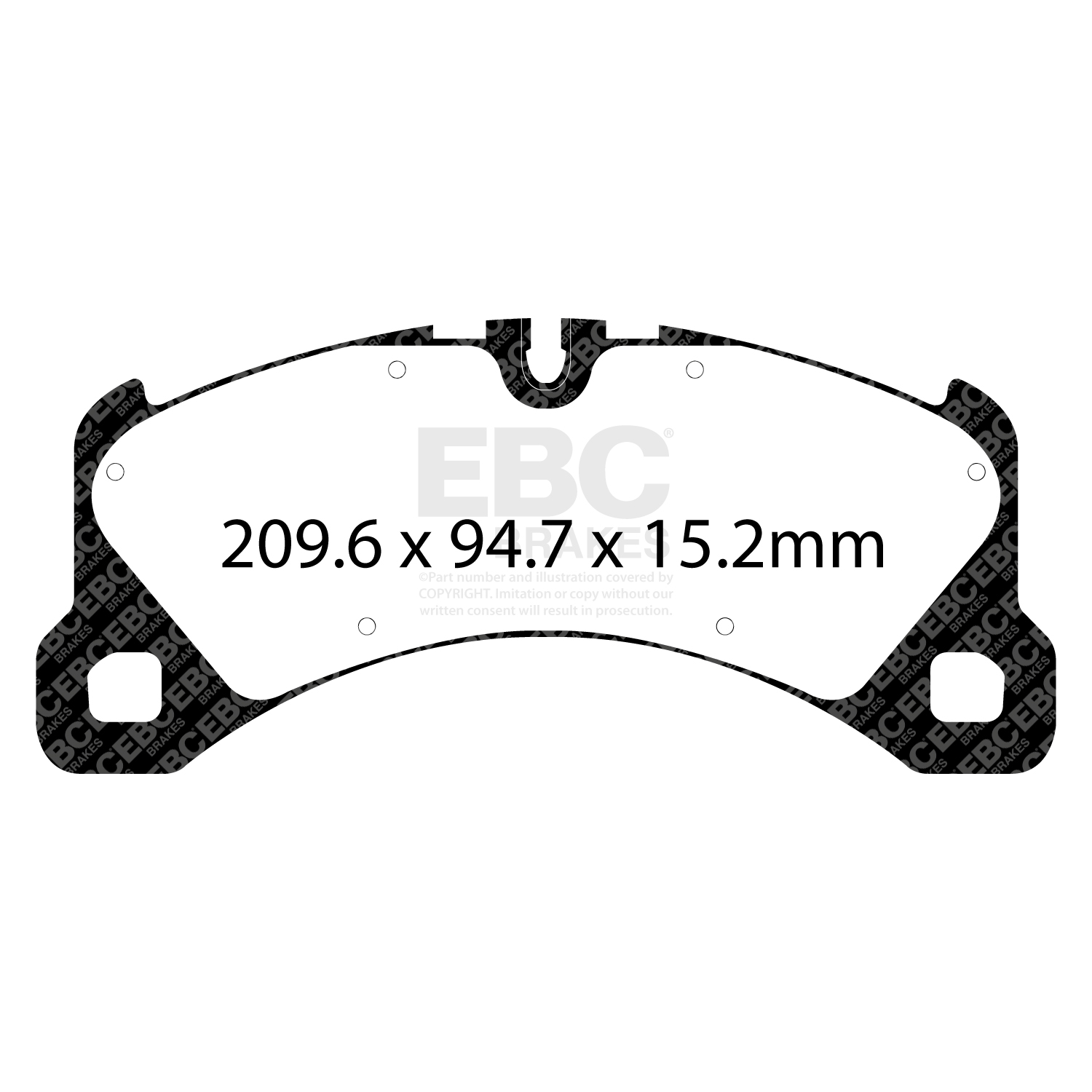 Pastiglie Sportive Stradali EBC Yellowstuff - EBC-DP42203R