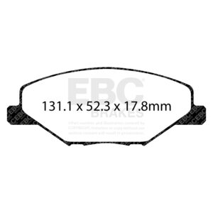 Pastiglie Sportive Stradali EBC Yellowstuff - EBC-DP42211R