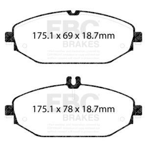 Pastiglie Sportive Stradali EBC Yellowstuff - EBC-DP42214R