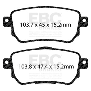 Pastiglie Sportive Stradali EBC Yellowstuff - EBC-DP42219R