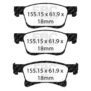 Pastiglie Sportive Stradali EBC Yellowstuff - EBC-DP42242R