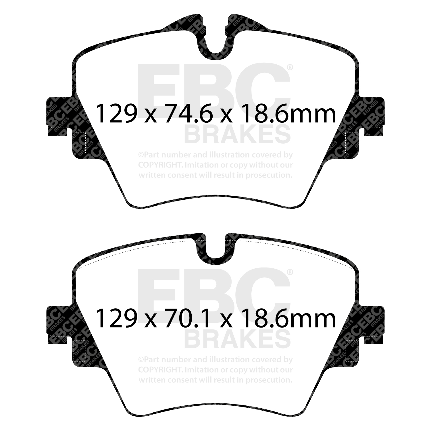 Pastiglie Sportive Stradali EBC Yellowstuff - EBC-DP42245R