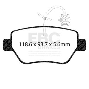 Pastiglie Sportive Stradali EBC Yellowstuff - EBC-DP42258R
