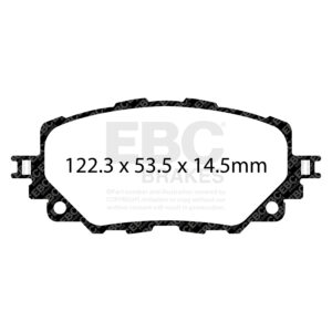 Pastiglie Sportive Stradali EBC Yellowstuff - EBC-DP42263R