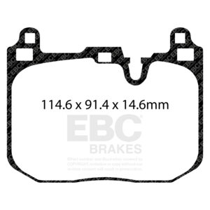 Pastiglie Sportive Stradali EBC Yellowstuff - EBC-DP42271R