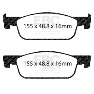 Pastiglie Sportive Stradali EBC Yellowstuff - EBC-DP42312R
